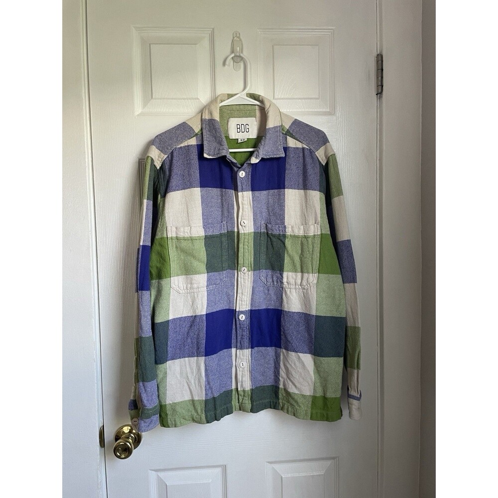 BDG Urban Outfitters UO Buffalo Check Flannel Comfort Shirt Jacket Men’s Medium